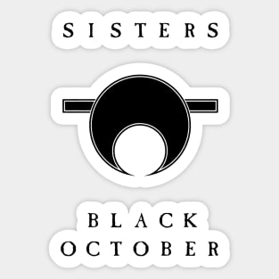 Sisters of Mercy - Black October (dark) Sticker
